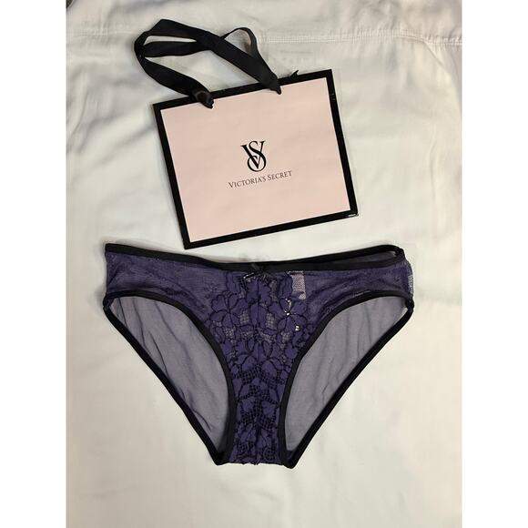 Victoria's Secret Other - Victoria’s Secret Vintage Sheer Lace Bikini – Midnight Purple – Size S – 2016